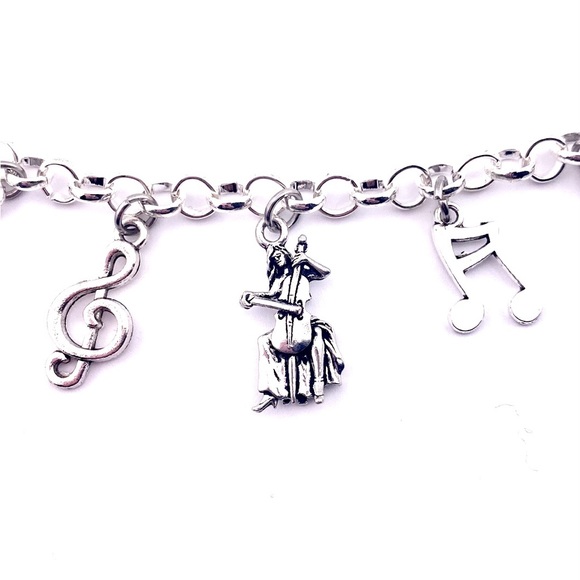 Orchestra Charm Bracelet Classical Musical Instruments - Picture 4 of 9